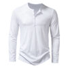 Mens Clothing Long Sleeve T-shirt Fashion