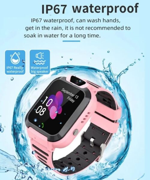 SOS Call LBS Tracker 2G Waterproof Camera Watch for Kids