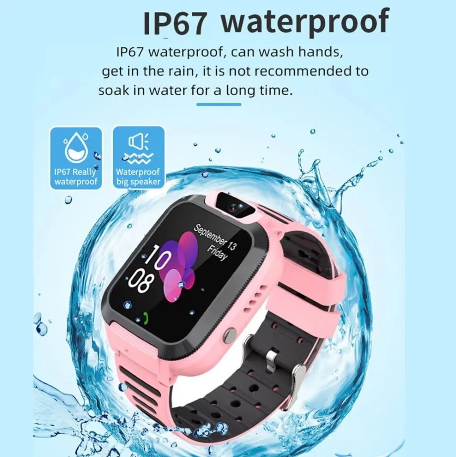 SOS Call LBS Tracker 2G Waterproof Camera Watch for Kids