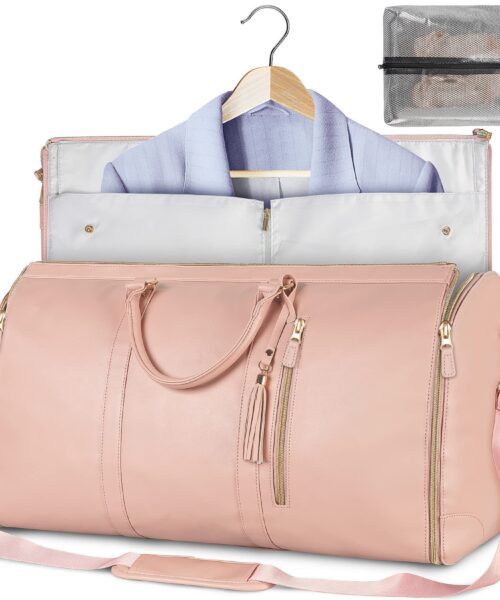 Large Capacity Travel Duffle Bag Women's Handbag Folding Suit Bag Waterproof Clothes Totes