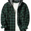 Men's Fashion Personality Plaid Hooded Shirt