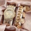 Women's Watch Diamond Large Dial Quartz Watch