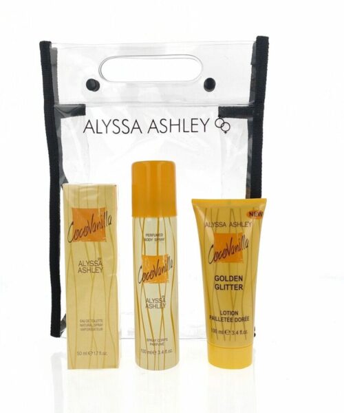 Women's Perfume Set Alyssa Ashley EDT 3 Pieces