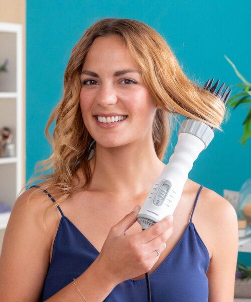 3-in-1 Drying, Styling and Curling Hairbrush Dryple InnovaGoods 550 W