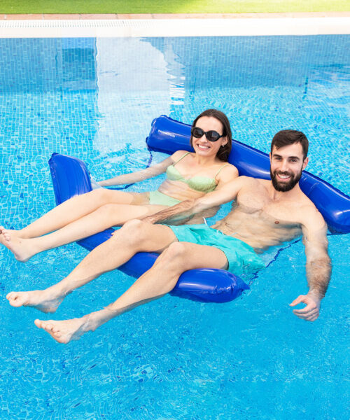 Double Floating Water Hammock for Swimming Pool Twolok InnovaGoods