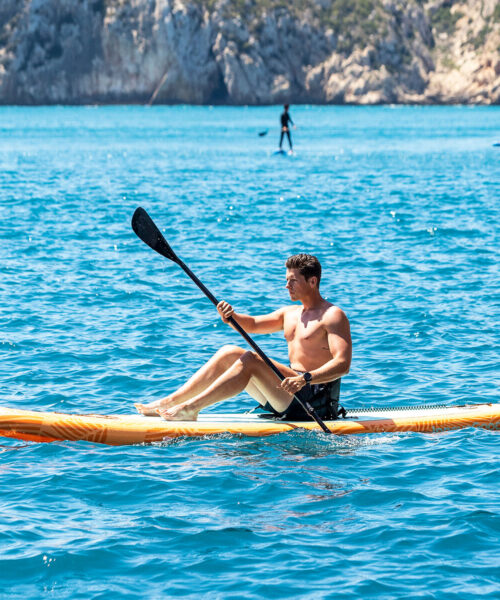 2-in-1 Inflatable Paddle Surf Board with Seat and Accessories Siros InnovaGoods 10'5" 320 cm