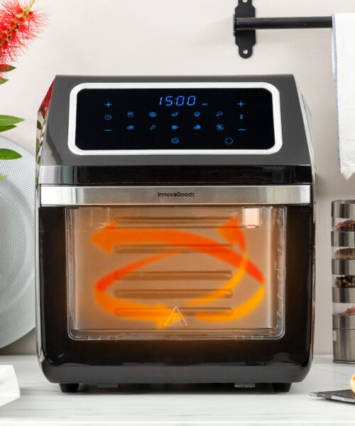 Air Fryer InnovaGoods Fryinn Pro Max 12000 Black 1800 W 12 L Stainless steel