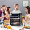 Air Fryer InnovaGoods Fryinn Pro Max 12000 Black 1800 W 12 L Stainless steel
