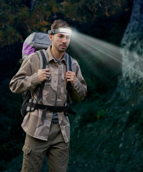 Rechargeable and Adjustable LED Head Torch Recobright InnovaGoods