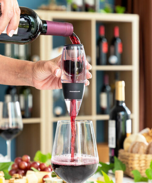 Wine Aerator with Filter, Stand and Carry Pouch Wineir InnovaGoods