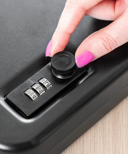 Portable Safe Box with Security Cable Prisaven InnovaGoods