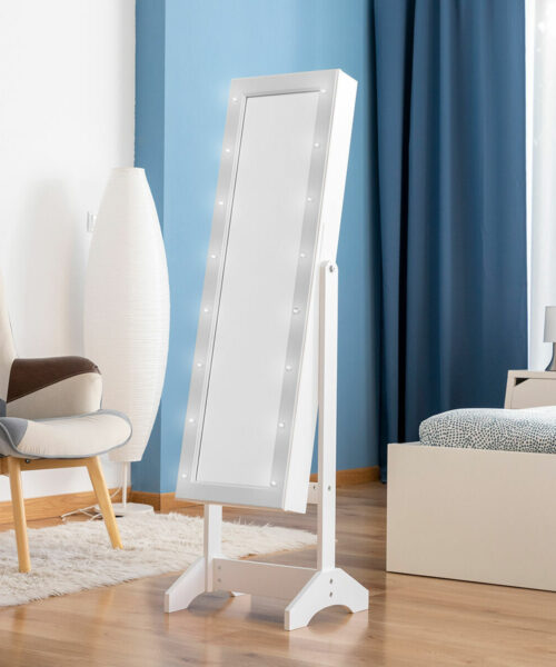 Standing Jewellery Mirror with LED Lights Jewight InnovaGoods