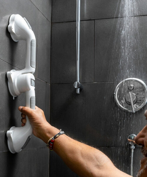 Double Angular Safety Bathroom Grab Rail Grabbath InnovaGoods