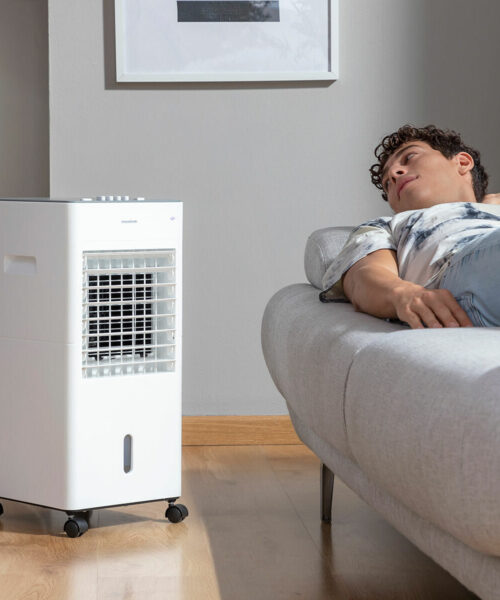 Portable Multifunction Evaporative Air Cooler Airvecove InnovaGoods 5 L 65 W