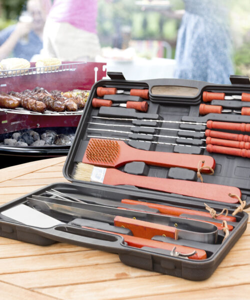Barbecue Case Barbecase InnovaGoods 18 Pieces