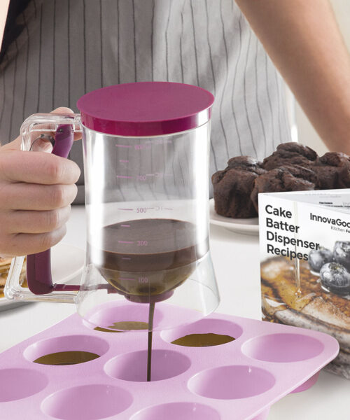 Cake Batter Dispenser with Recipe Box InnovaGoods
