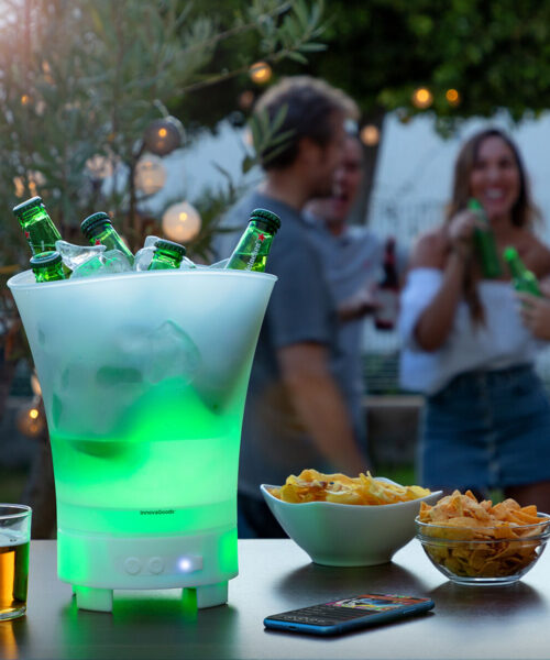 LED bucket with rechargeable speaker Sonice InnovaGoods