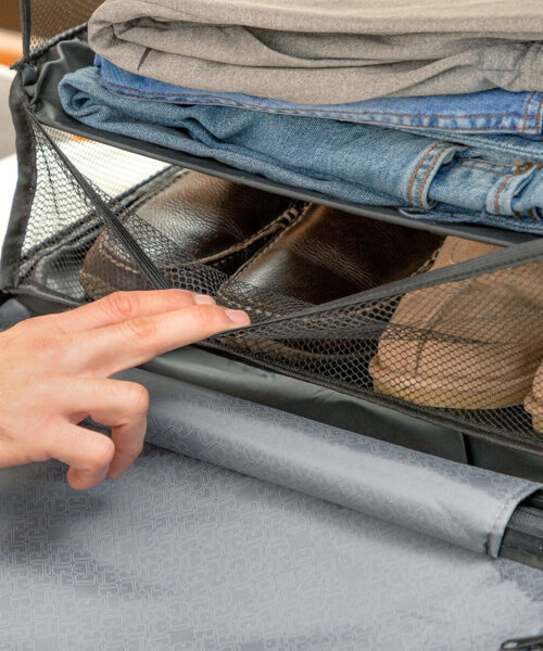 Foldable, Portable, Shelving Unit for Organising Luggage Sleekbag InnovaGoods