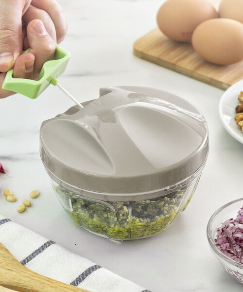 Manual mini chopper with pull cord Spinop InnovaGoods