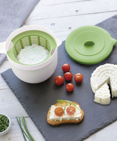 Mould for Making Fresh Cheese with Manual and Recipes Freashy InnovaGoods