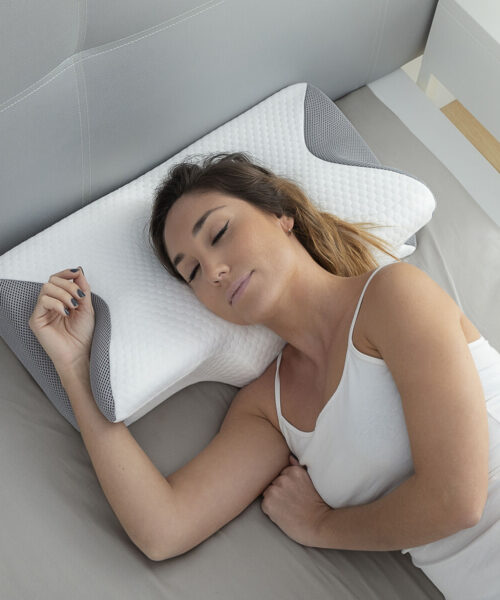 Viscoelastic Neck Pillow with Ergonomic Contours Conforti InnovaGoods