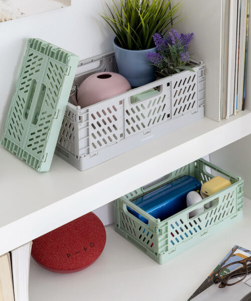 Set of 3 Foldable and Stackable Organiser Boxes Boxtor InnovaGoods