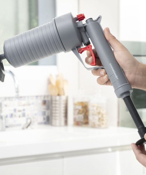 Universal Compressed Air Unblocking Gun with Adaptors KlinGun InnovaGoods