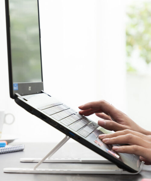 Folding and Adjustable Laptop Stand Flappot InnovaGoods