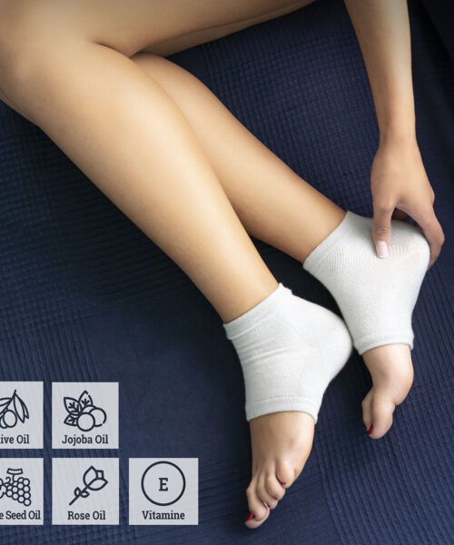 Moisturising Socks with Gel Cushioning and Natural Oils Relocks InnovaGoods