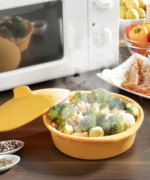 Multifunction Silicone Steamer with Recipes Silicotte InnovaGoods
