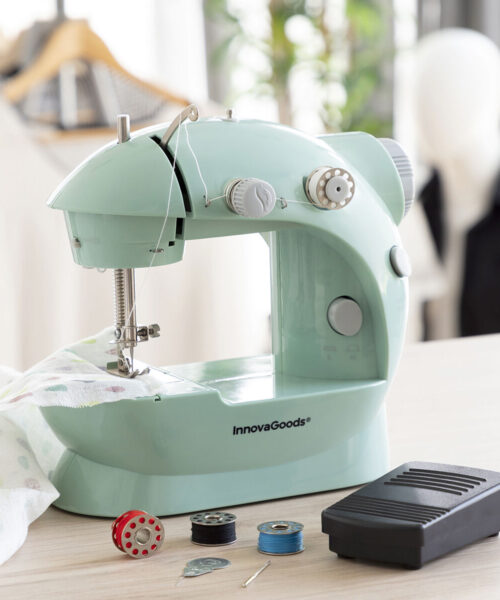Mini Portable Sewing Machine with LED, Thread Cutter and Accessories Sewny InnovaGoods