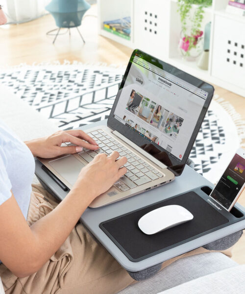 Portable Laptop Desk with XL Cushion Deskion InnovaGoods