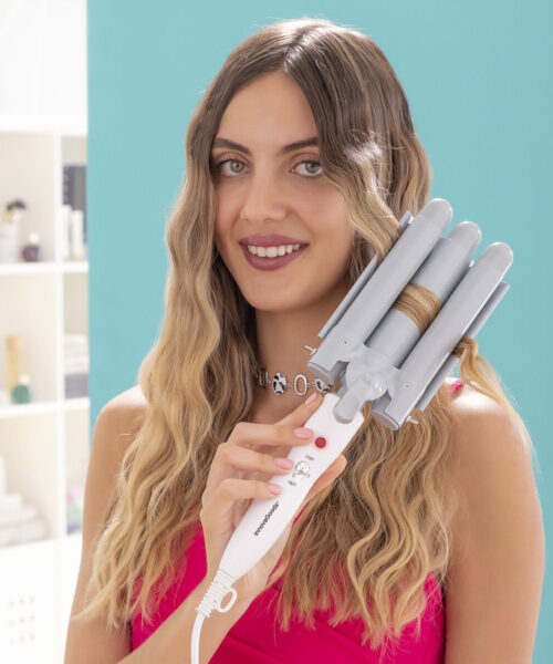 Triple Ceramic Styling Curling Iron Triler InnovaGoods