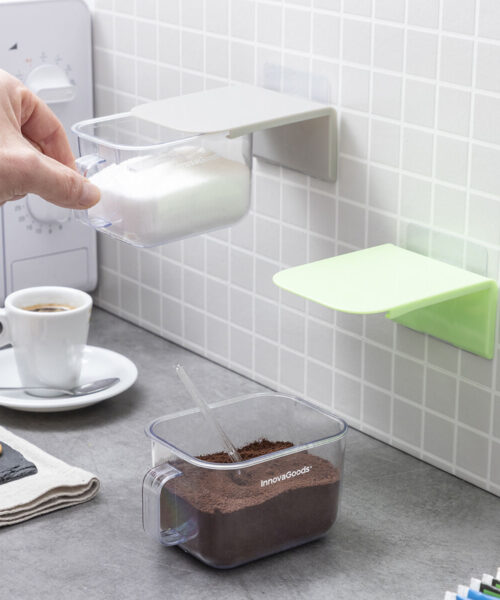 Removable Adhesive Kitchen Containers Handstore InnovaGoods Pack of 2 units