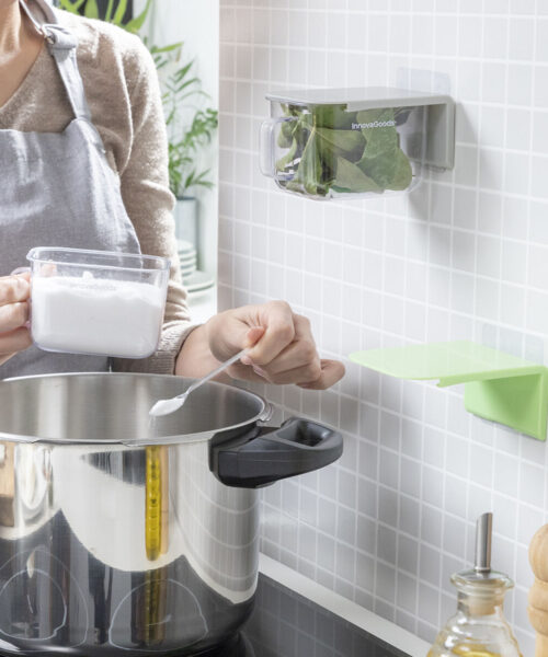 Removable Adhesive Kitchen Containers Handstore InnovaGoods Pack of 2 units
