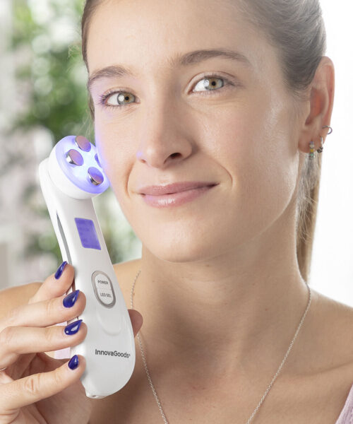 Facial Massager with Radiofrequency, Phototherapy and Electrostimulation Wace InnovaGoods