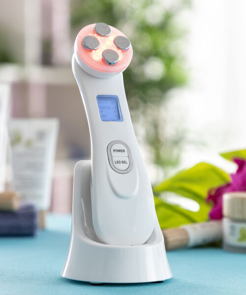 Facial Massager with Radiofrequency, Phototherapy and Electrostimulation Wace InnovaGoods