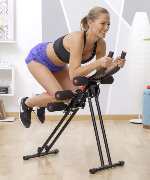 Folding Abdominal Machine with Exercise Guide Plawer InnovaGoods