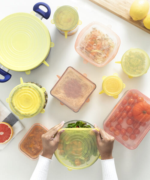 Set of 10 Reusable and Adjustable Kitchen Lids Lilyd InnovaGoods