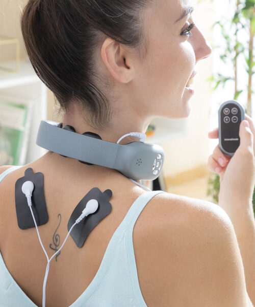 Rechargeable Neck Massager with Remote Control Nekival InnovaGoods