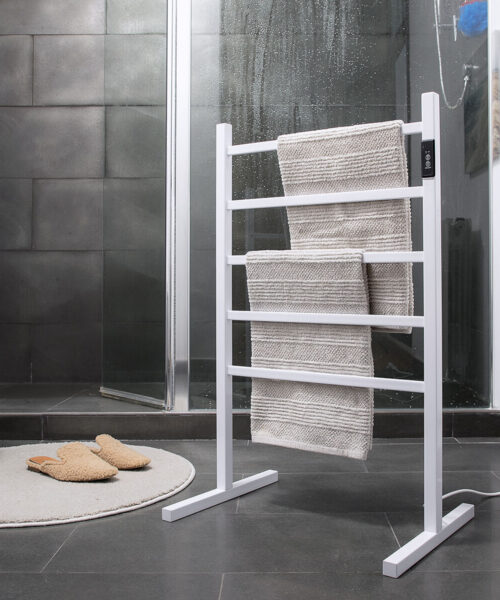 Electric Wall or Floor Towel Rail Racwel InnovaGoods