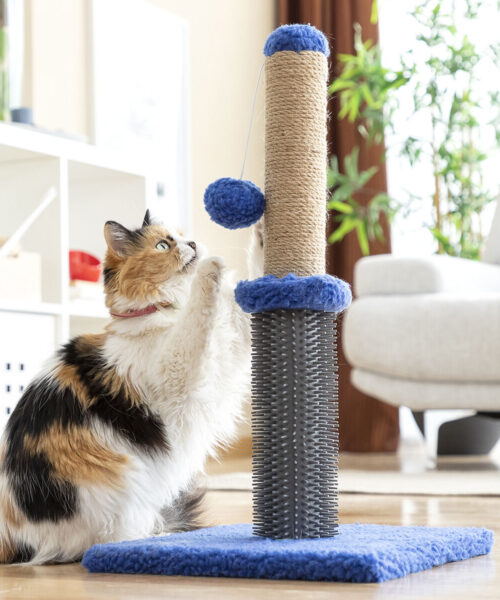 Cat Scratching and Massage Post with Ball Miausage InnovaGoods