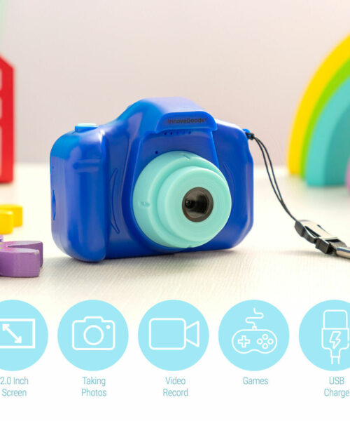 Rechargeable Kids' Digital Camera with Games Kiddak InnovaGoods